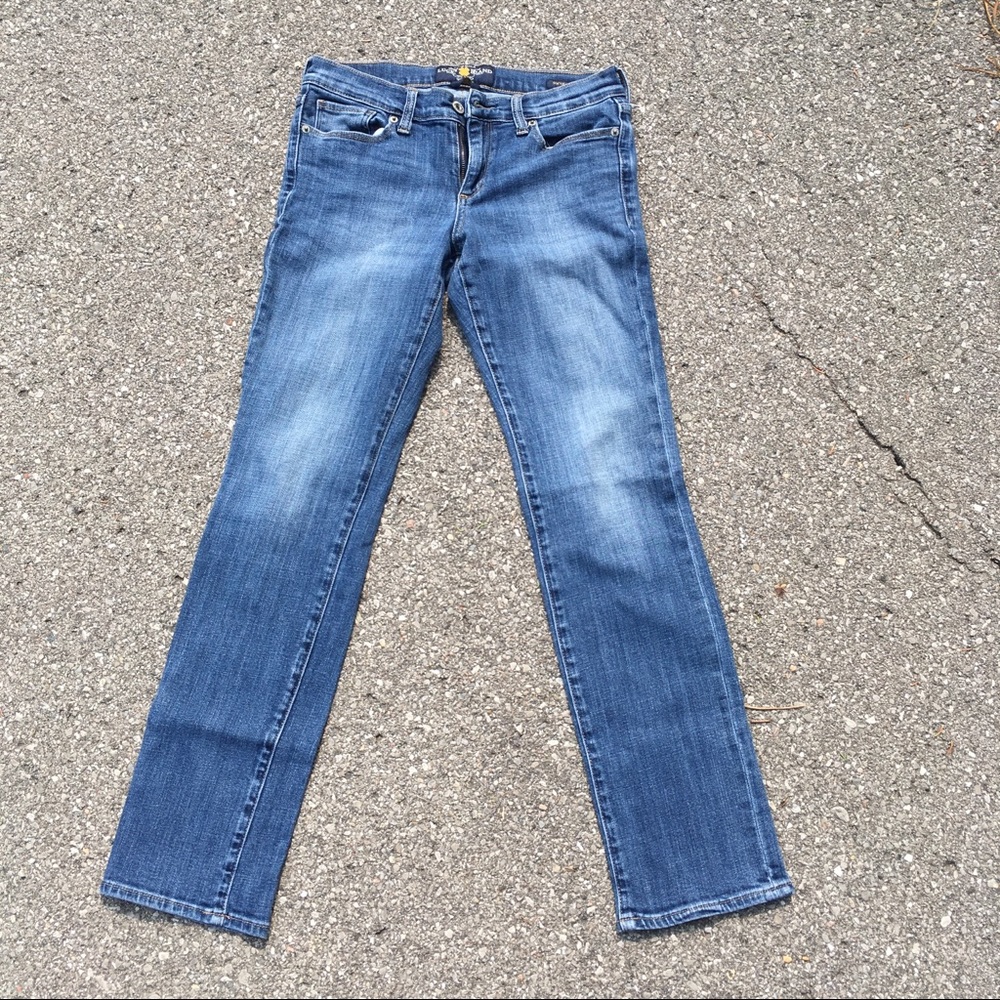 Lucky Brand Sweet Straight Leg Mid Rise Jeans